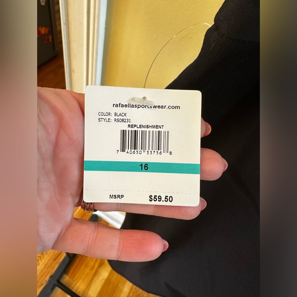 Rafaella Women's Curvy Fit Gabardine Bootcut Stretch Dress Pants with Pockets 16 - Picture 5 of 6